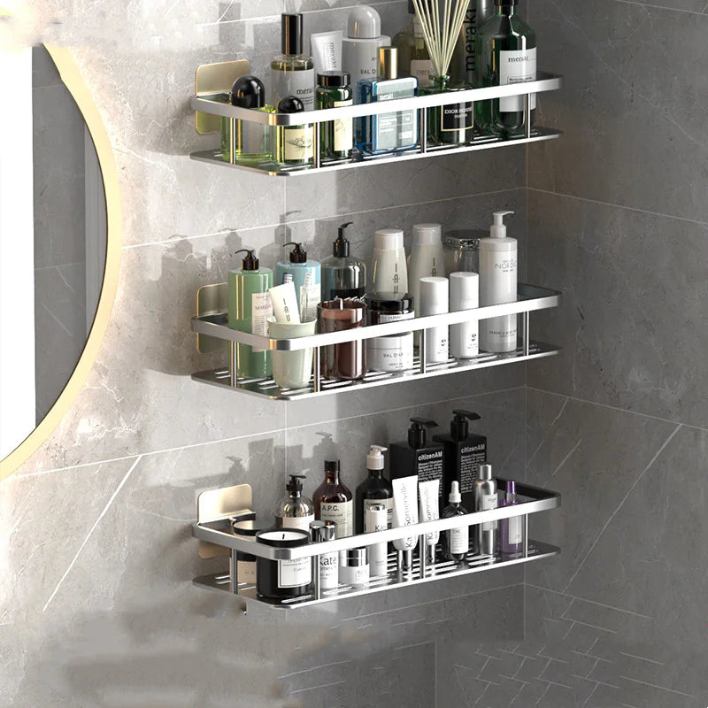 Modern Aluminum Bath Organizer
